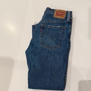 Levi's Classic Straight Jeans in Deep Blue 26x28